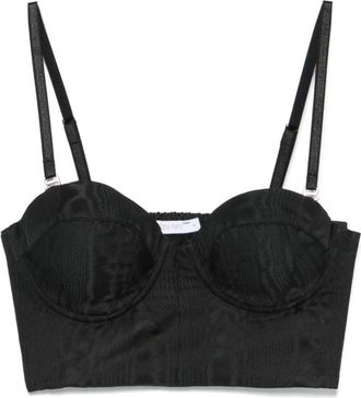Patrizia Pepe Top con effetto jacquard - Nero