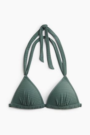 H&M Push-up Triangel-Bikinitop - Mattgr&uuml;n