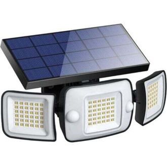 OEM L&aacute;mpara Solar Exterior De 6000 Mah Con Sensor De Movimiento, 1200 L&uacute;menes, Ip65, Iluminaci&oacute;n Solar Exterior, Foco De Seguridad Led, Aplique De Pared E