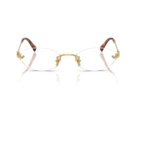 Miu Miu Accessoires, unisex, Geel, ONE Size, Vista MU53wv Optisch Montuur