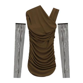 Imperial Party Dresses, female, Brown, Size: XS Abito