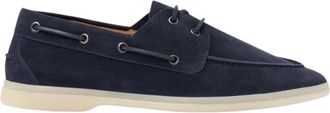 Scarosso Blauw Su&egrave;de - Heren - Bootschoenen - Blauw - 42 1/2 EU - Su&egrave;de - Schoenen
