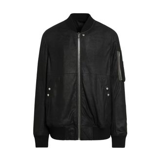 Rick Owens Bomber Jackets, male, Black, Size: XL Classic Flight Bomber Jacket