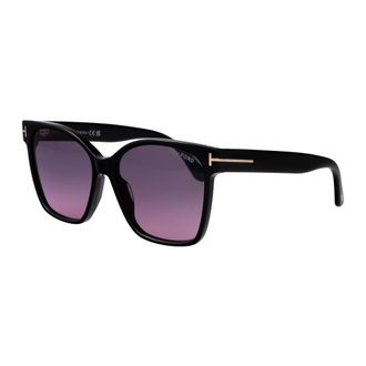 Tom Ford Iris-02 Zonnebril - unisex - Zonnebrillen - Zwart - 56 MM - Accessoires