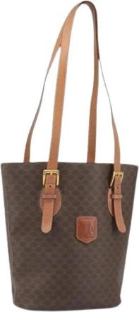 Celine Pre-owned Plastic Vintage Tote Bag - Dames - Vintage Shopper - Bruin - ONE Size - Vintage