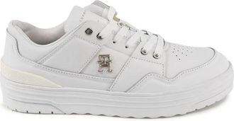 Tommy Hilfiger Dames, Schoenen, Wit, Maat: 41 EU Leer