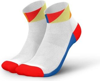 INCYLENCE Running Polygons Short Laufsocken - Unisex | wei&szlig;