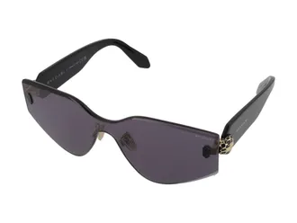 Bulgari BV40034U Oversized Shield Sunglasses - Black