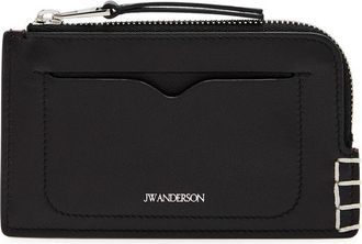 J.W.Anderson Loafer Leather Wallet - Black - One Size