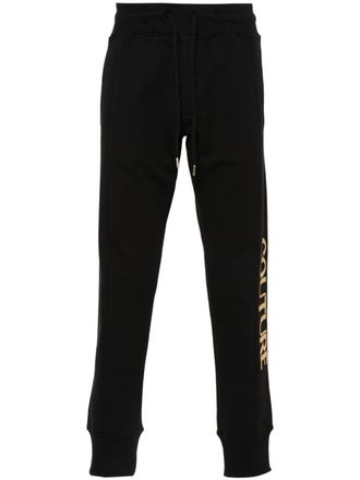 Versace Jeans Couture Katoenen trainingsbroek met logoprint - Zwart