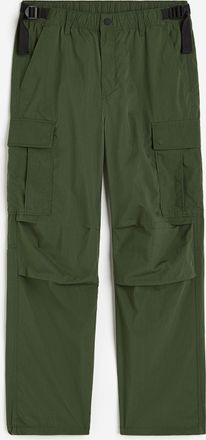 H&M Cargohose Relaxed Fit - Green