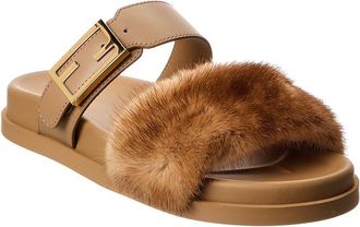 Fendi Fendi Feel Leather Sandal