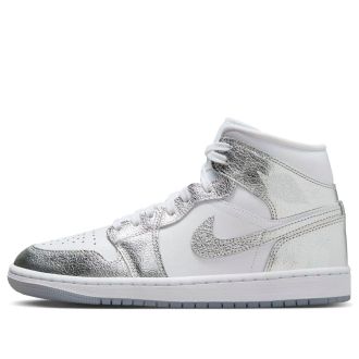 Nike Jordan (WMNS) Air Jordan 1 Mid SE Metallic Silver FN5031-100