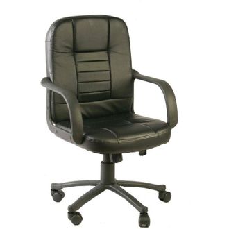 Serena Serena - Silla De Oficina Shepparton, Silla Ejecutiva Con Reposabrazos, Silla De Oficina Ergon&oacute;mica, Negro, Cm 56x59h88/99