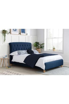 Birlea Brompton Bed in Mid Blue | Size: Small Double