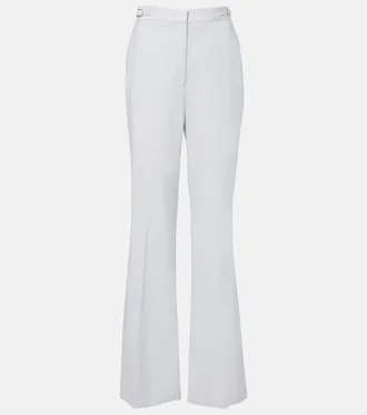 Gabriela Hearst Vesta wool and silk flared pants