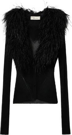 Blumarine Cardigan con decorazione - Nero