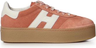 Hogan Trainers - female - Hogan - Sneakers - Orange - 6 1/2 UK - Shoes