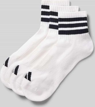 adidas Str&uuml;mpfe aus Baumwoll-Mix im 3er-Pack in Weiss, Gr&ouml;&szlig;e 34-36