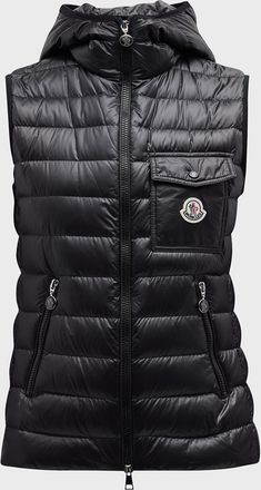 Moncler Glygos Hooded Puffer Vest