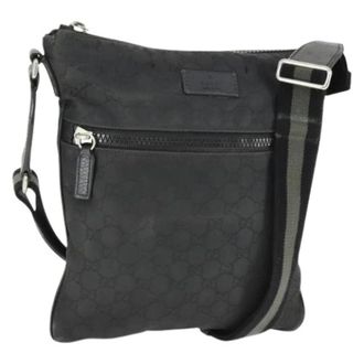 Gucci Borsa a tracolla in nylon Pre-owned - - Pre-owned - Donna - Nero - ONE SIZE