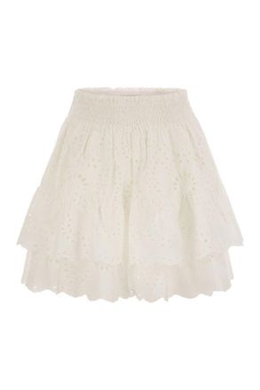 MC2 Saint Barth Eivissa - Miniskirt With Ruffles
