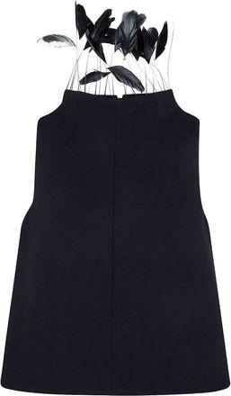 N°21 Sleeveless Top With Feathers