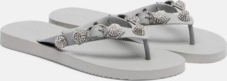 Balenciaga Cagole embellished thong sandals