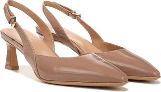 Naturalizer Womens Naturalizer Dalary Brown Leather Pointed Toe Slingback ZAP1443