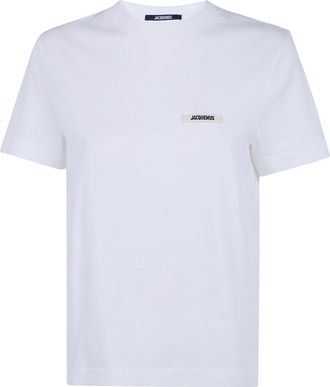 Jacquemus Le Tshirt Gros Grain Short Sleeves T-Shirt