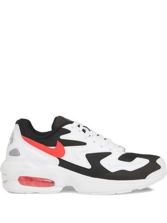 Nike Sneakers Air Max 2 Light White Red Orbit - Bianco