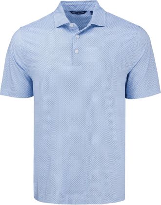 Cutter & Buck Pike Eco Diamond Dot Print Recycled Mens Polo