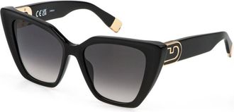 Furla SFU879 0700 Womens Sunglasses Black Size 54