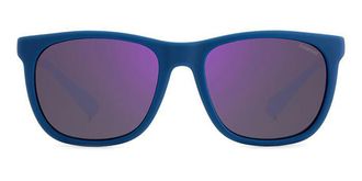 Polaroid PLD 2140/S Polarized 802/MF Mens Sunglasses Blue Size 55