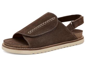 Taos Footwear Abstract Womens Sandals Chocolate Suede : 11 M