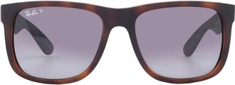 Ray-Ban Ray Ban Justin Blue Gradient Square Mens Sunglasses RB4165 865/8S 54