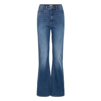 Ichi Flared Jeans, female, Blue, Size: W32 Twiggy Wide Jeans