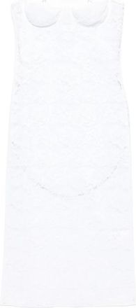 Os&eacute;ree Lace-overlay Underwired Dress