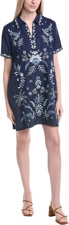 Johnny Was Winona Linen Dress