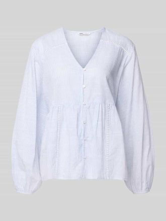 Only Relaxed Fit Langarmbluse aus reiner Baumwolle Modell NORA in Weiss, Gr&ouml;&szlig;e XL