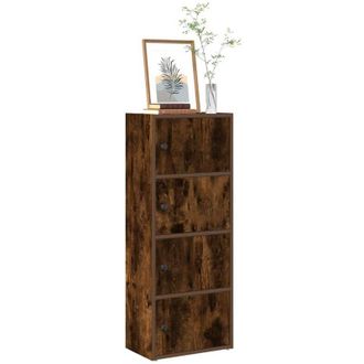 vidaXL Libreria Rovere Fumo 40x24x102 cm in Legno Multistrato - Vidaxl