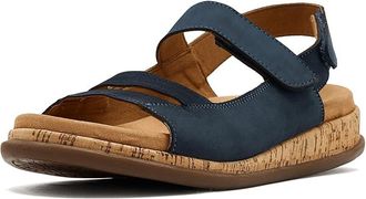 Trotters Gemini Sandals Womens Sandals Navy Nubuck : 10.5 M (B), Leather
