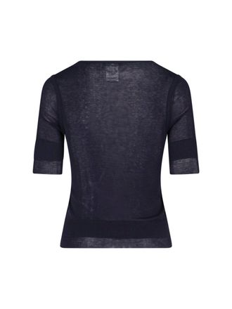 Christophe Lemaire Womens T-Shirts And Polos Blue Viscose