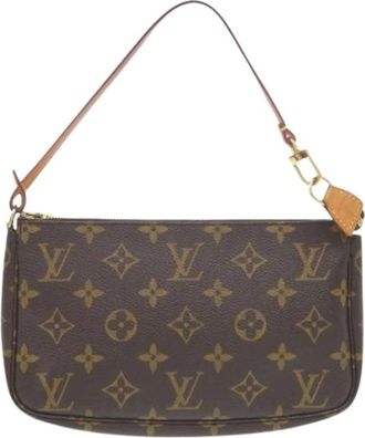 Louis Vuitton Pre-owned Mini Bag - Dames - Vintage Mini Tas - Bruin - ONE Size - Vintage