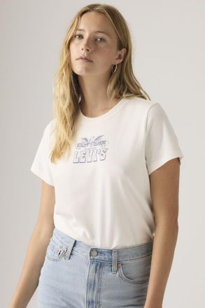Levi's Camiseta Graphic Favorite - Mujer - XS - Blanco / Rhinestone Eagle Poster Reissue Sugar Swizzle
