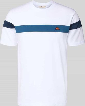 Ellesse Regular Fit T-Shirt mit Logo-Detail Modell Caserio in Weiss, Gr&ouml;&szlig;e XXL