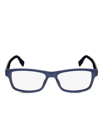 Lacoste rectangle-frame glasses - Blue
