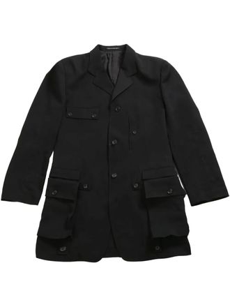 Yohji Yamamoto wool gabardine - Black