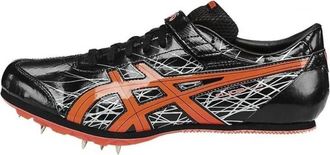 Asics Mens Long Jump Pro Shoes In Black/coral