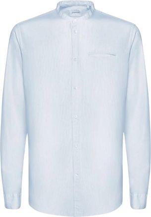 Dondup Zakstijl Guru T-shirt - Heren - Casual Overhemden - Blauw - L - Overhemden